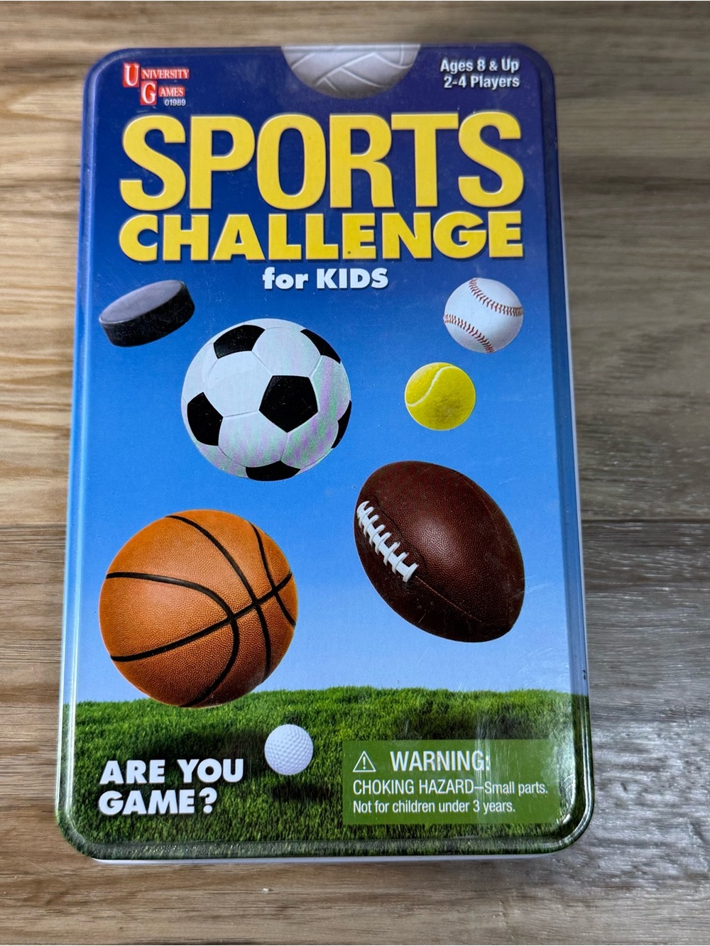 University Games Sports Challenge for Kids Board Game Complete Family Fun